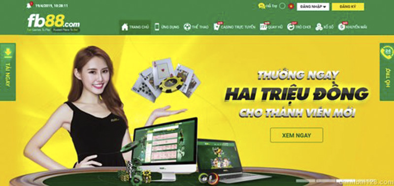 Casino trực tuyến đầy hấp dẫn tại fb88